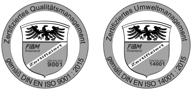 CLESEA Service ist zertifiziert nach DIN EN ISO 9001 : 2015 und DIN EN ISO 14001 : 2015